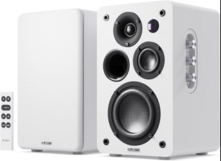 Majority D100X White Bluetooth Bookshelf Speaker