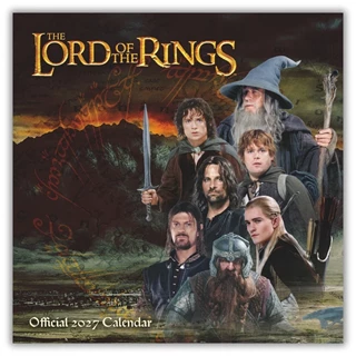 Lord Of The Rings 2027 Square Calendar