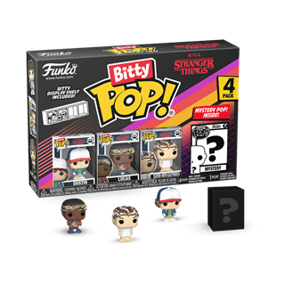 Dustin Stranger Things Funko Pop Bitty 4 Pack