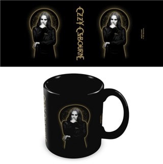 Gold Ozzy Osbourne Black Mug