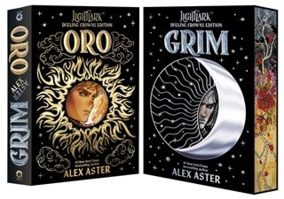 Grim & Oro Dueling Crowns Edition Lightlark Companion Hardback By Alex Aster