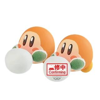 Waddle Dee Kirby Fluffy Puffy Mine Play In The Snow Figurine