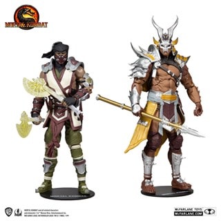 Sub-Zero Vs Shao Khan Mortal Kombat (2 Pack) Action Figures