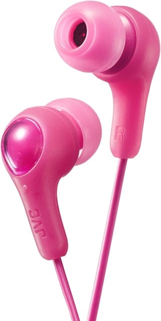JVC Gumy Pink Earphones