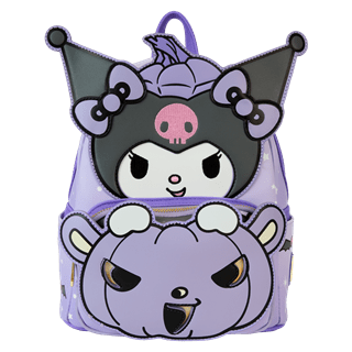 Sanrio Kuromi Pumpkin Loungefly Mini Backpack