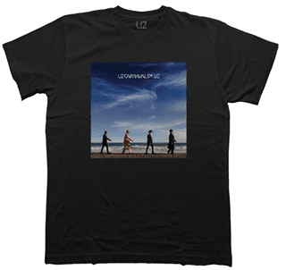 U2 Carnaval De Luz Black Tee