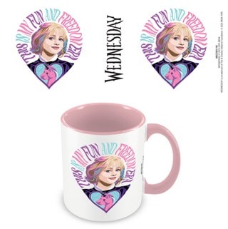 Enid Fun Wednesday Season 2 Pink Coloured Inner Mug