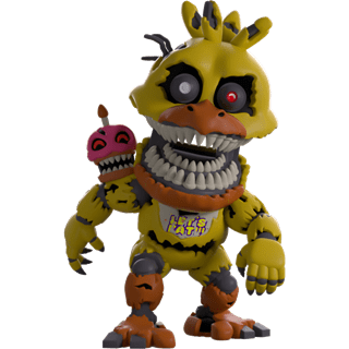 Nightmare Chica & Cupcake Five Nights At Freddy's FNAF hmv Exclusive Youtooz Figurine