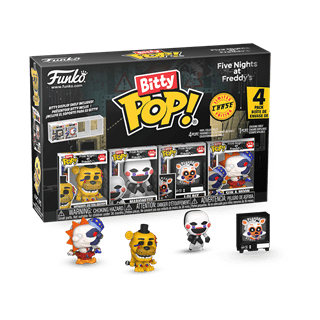Five Nights At Freddy's FNAF Funko Pop Bitty 4 Pack
