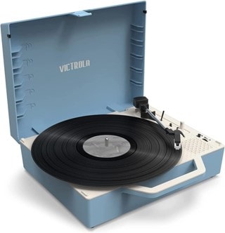 Victrola Re-Spin Blue Bluetooth Turntable