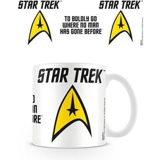 To Boldly Go Star Trek Mug