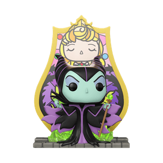 Maleficent Princess Aurora Stained Glass 1610 Disney Villains Funko Pop Vinyl Deluxe