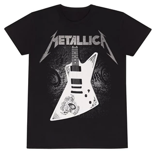 Papa Het Guitar Metallica Black Tee
