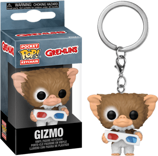 Gizmo With 3D Glasses Gremlins Funko Pop Vinyl Keychain