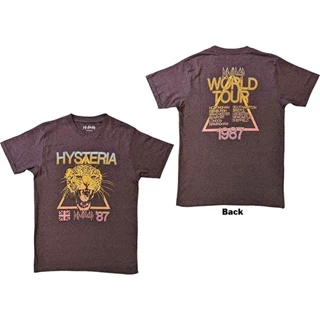 Def Leppard Hysteria World Tour Brown Tee