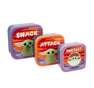 The Child: Snack, Attack, Protect: The Mandalorian Lunch Box Storage Set