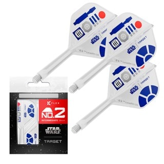 R2-D2 Star Wars Moulded Darts Flights & Shafts
