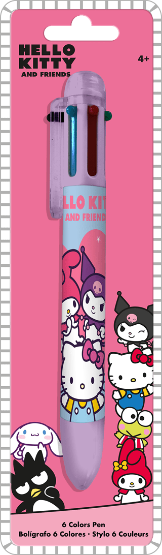 Hello Kitty 6 Colour Pen