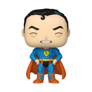 Golden Age Superman 000 Shield Through The Ages Funko Pop Vinyl