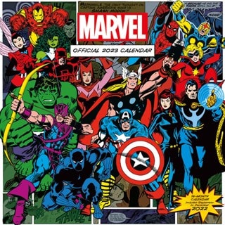 Marvel Retro (Comic Book) 2023 Square Calendar