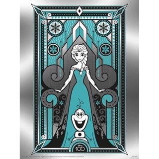 Elsa Disney 100 Metallic Poster