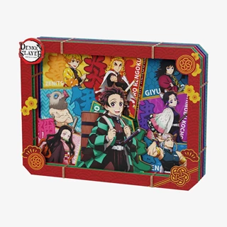 Demon Slayer Corps Action Wooden Gallery
