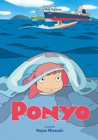 Ponyo Studio Ghibli Film Comic All-In-One Edition Hardback By Hayao Miyazaki