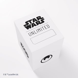 Gamegenic Star Wars Unlimited White/Black Soft Crate Deck Box