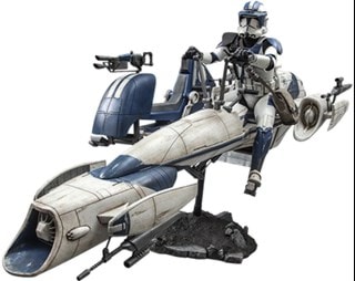1:6 Heavy Weapons Clone Trooper And Barc Speeder With Sidecar - Star Wars: Clone Hot Toys Figurine