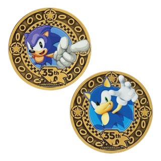 Sonic The Hedgehog 35th Anniversary Limited Edition Presentation Coin