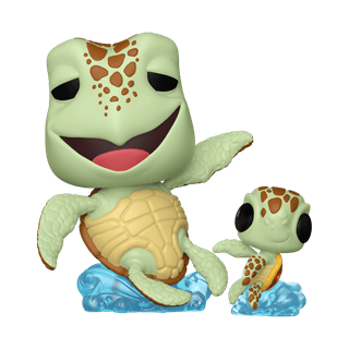 Crush With Squirt 1813 Finding Nemo Funko Pop Vinyl & Buddy