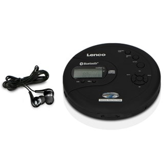 Lenco CD-300BK Black Bluetooth Portable CD Player
