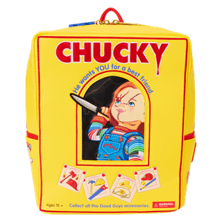 Chucky Box Child's Play Loungefly Mini Backpack