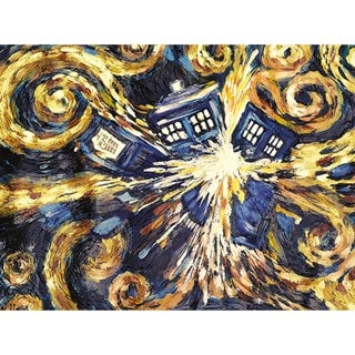 Exploding Tardis Doctor Who Canvas Print 60 x 80cm