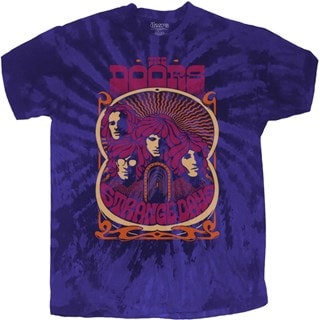 The Doors Strange Days Blue Dip Dye Tee