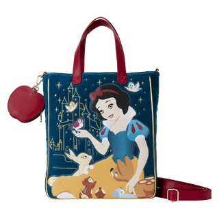 Heritage Quilted Velvet Tote Bag Snow White Loungefly