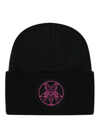 Pinkugram Pinku Kult: Black Beanie