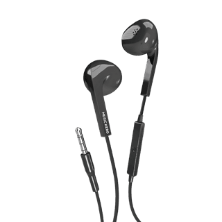 Music Hero Prism Black Earphones