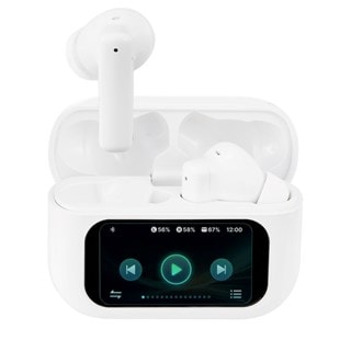 Streetz T600 White Active Noise Cancelling True Wireless Bluetooth Earphones