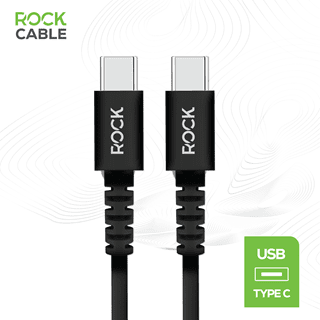 Rock Black USB-C to USB-C Cable 3M