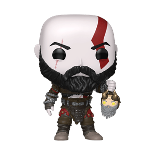Kratos With Mimir’s Head 1340 God Of War Ragnarok Funko Pop Vinyl