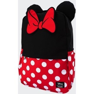 Minnie Mouse Cosplay Square Nylon Backpack: Disney Loungefly