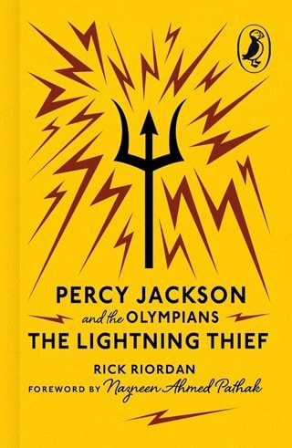Percy Jackson & The Olympians: The Lightning Thief Puffin 85th Anniversary Hardback By Rick Riordan