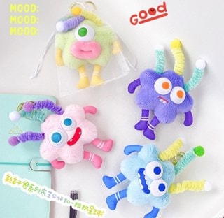 Mima Fluffy Rainbow Monster Keyring