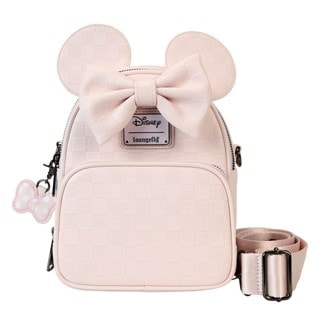 Minnie Mouse Ear Evergreen Disney Loungefly Convertible Crossbody Bag