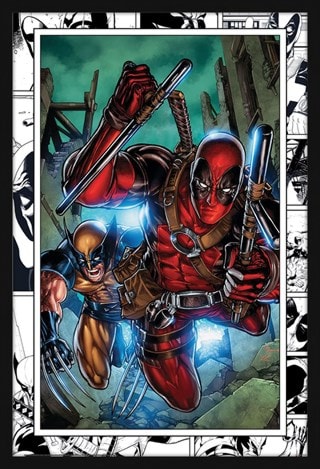 Deadpool & Wolverine Marvel Comics Framed Maxi Poster