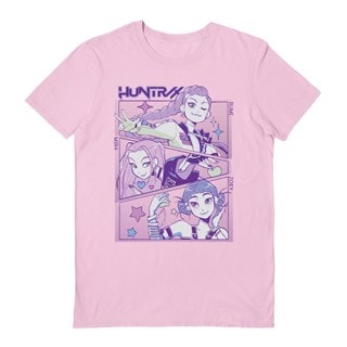 Huntrix K-Pop Demon Hunters Pink Tee
