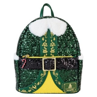 Elf Buddy Sequin Cosplay Loungefly Mini Backpack