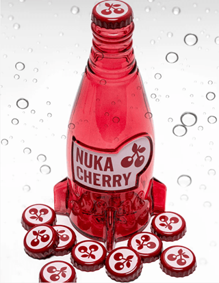 Nuka Cherry Fallout Glass Bottle And Cap