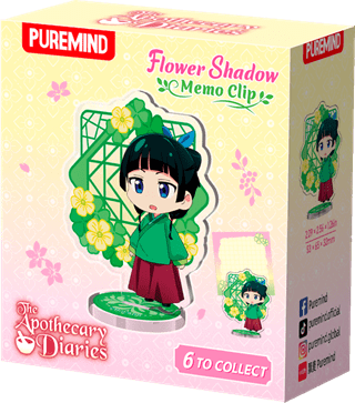 The Apothecary Diaries Flower Shadow Memo Clip Acrylic Stand Blind Box
